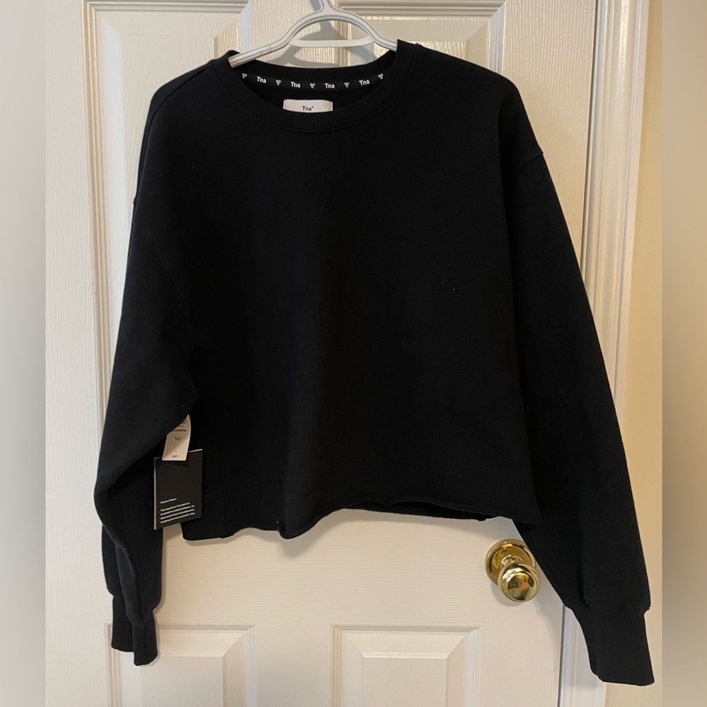 TNA boyfriend cropped sweatershirt